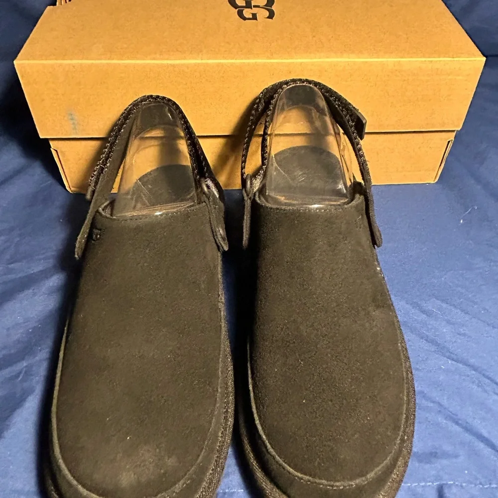 UGG- GOLDENSTAR CLOG, BLK, 11 women QS - Picture 2 of 4